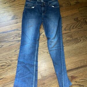 Wrangler Women's Straight Leg Boot Cut Blue Jeans